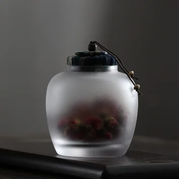 Japonski Slog Čaj Caddy Stekla Prenosni Kavarna Sladkorja Vonj Dokaz Zaprti Posodi Pločevinke Kozarci Za Čaj Škatla Za Shranjevanje Domači Kuhinji Teaware