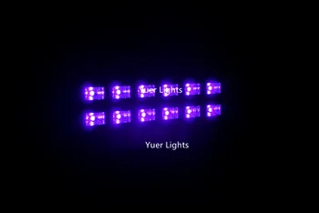 Zvok Glasbe za Nadzor 18X3W UV Barvno LED Fazi Učinek Razsvetljava Dj Party Kažejo, Strobe Disco Luči 110-240V Laserski Projektor Klub Bar