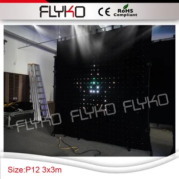 Projektor full hd bar učinek fazi zavesa svetlobe, luči P120mm z barvno led luči 10 m do 10 m