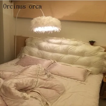 Nordijska ustvarjalne LED pero talna svetilka, dnevna soba, spalnica topli postelji svetilko navpičnih desk lučka Poštnina brezplačna