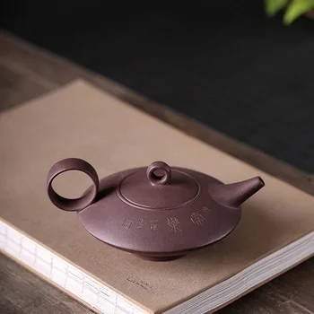 Rainbo se priporoča slekel rude vijolično gline slim pot vklesan slikarstvo ročno čajnik čaja set darilo padec ladijskega prometa