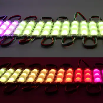 WS2811 2811 IC RGB LED Pik Modul Niz Luči 3LED SMD5050 RGB vodoodporna LED Vrt Svetlobe RGB Oglaševanje Svetlobe