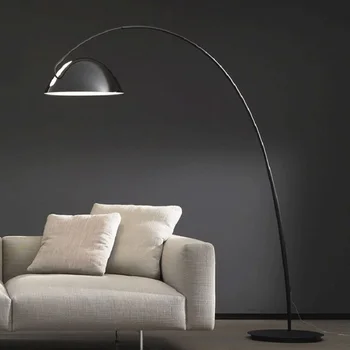 Nordijska oblikovalec svetlobe luksuzni minimalističen ribiško palico navpično LED talna svetilka, dnevni prostor kavč dekorativne svetilke spalnica dolgo svetilke