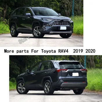 Za Toyota RAV4 2019 2020 2021 Avto Nalepke Styling Nazaj Rep Zadaj Vrata, vrata prtljažnika Okvir Tablice Trim Lučka Trunk Dihalne Deli 1pcs