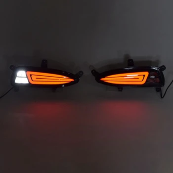 Avto LED Zadnji Odbijač Svetlobe Reflektorja Meglo Zavore Svetilko Vklopite Singal Lučka za Hyundai I20 2018-2020