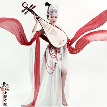 Yin Rui Ji Fotografija Hiše ženski Kostum Tematske Fotografije Kostum za Film Shen Du Dolgo Wang, ki Plujejo pod Vila Kostum