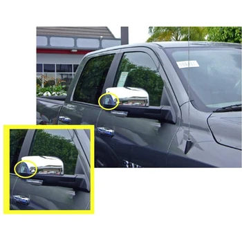 ABS Chrome Zgornji Polovici Rearview Mirror, Prevleke za Dodge 2009-2018 Ram 1500 2010-2018 Ram 2500 3500 z Signal, urezane