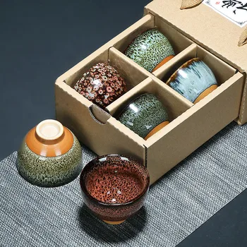 Peč Tea Cup Osebnih Master Porcelana Skodelice Darilo Ustvarjalnost Barve Gradient Kitajski Čajnik Set Designer Teaware Keramične Skodelice Čaja