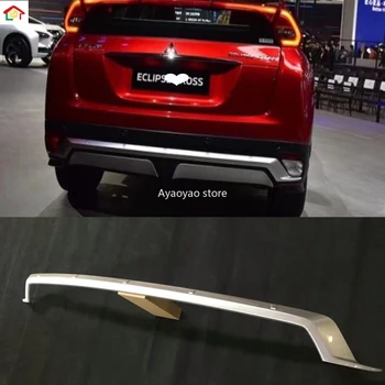 Za Mitsubishi ECLIPSE KRIŽ 2018 2019 ABS Chrome Zadnji Odbijač Kritje Trim zadnje straže odbijača Zunanjost Dekorativni Trak