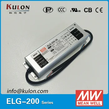 Izvirno POMENI TUDI ELG-200-36 200W 36V 5.55 A IP67 Napajanje Meanwell LED driver ELG-200