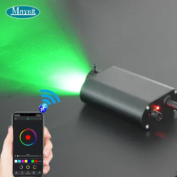 Maykit Bluetooth APLIKACIJO Smart Control Fiber Optic Vir Svetlobe Naprava 12W Zvezdnato Glasbe za Nadzor Avto Star LED Luči Otrok Soba, Strop