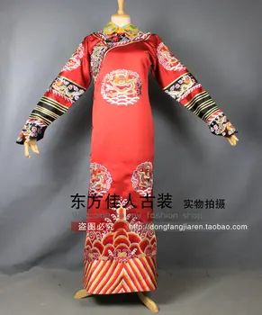 TV Igra Legenda Cesarica Zhenhuan Kostum Qing Princess Qizhuang Super Krasen Vezenje Phoneix in Zmaj je Cesarica Kostum