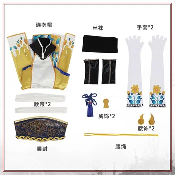 Igra Naraka:Bladepoint Tsuchimikado Hutao Cosplay Kostum Ženske Srčkan Obleko Fancy Obleke Halloween Carnival Uniform Po Meri