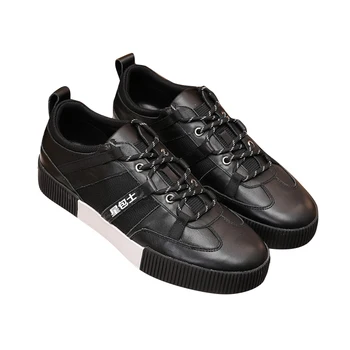 D&gujia italijanski originalno pismo logotip moške čevlje, high-end športni čevlji, dvema barve, gume za podplate, usnje udobje visoke kakovosti