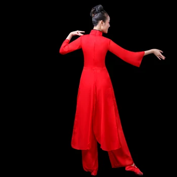 Klasični Ples Kostum za Žensko Elegantno Moderno Ljubitelj Plesa Stari Yangko Ples Obrabe Ljudskih Predstavah za Kvadratni Boben Oblačila