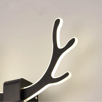 Ustvarjalne Antler Stenske Svetilke Severni Evropi Preprost Stil Postelji LED Svetilka, Dnevna Soba, Spalnica, Hodnik, Stopnišče Dekorativne Luči