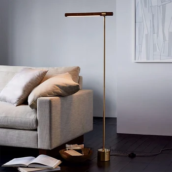 Linearni Lesa LED Talna Svetilka Sodobno minimalistično replika lučka oblikovalec led dnevna soba dekoracijo postelji navpično mansarda talna svetilka