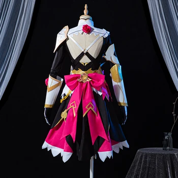 Genshin vpliv cos Noelle Unhonored cvet vitezi devica cosplay ženski kostum celoten sklop 2021