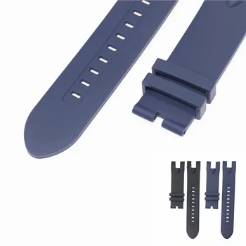 26 mm silikonski watch trak za Invicta Rezerve 50 mm črna modra watchband zapestnica pasu udobno in nepremočljiva Dodatki