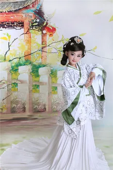 Da Qing Han Yuan Yun Zhong Ge Princesa Kostum Hanfu Otroci 