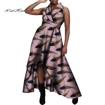 Afriške Obleke za Ženske Poletje brez Rokavov Dolgo Dashiki Obleka Ženske Priložnostne Haljo Africaine Maxi Obleko Afriška Oblačila WY8260
