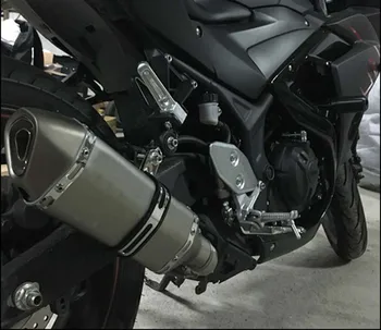 Univerzalni 51MM Motocikel Izpušne Cevi Z Glušnika Moto Bike Pot Za Pobeg Yamaha Honda Kawasaki Ducati Slip-on