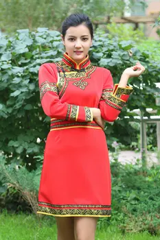 Nov prihod žensk haljo eleganten dizajn Tang obleko slog oblačila mongolsko obleko Kitajski plesne kostume