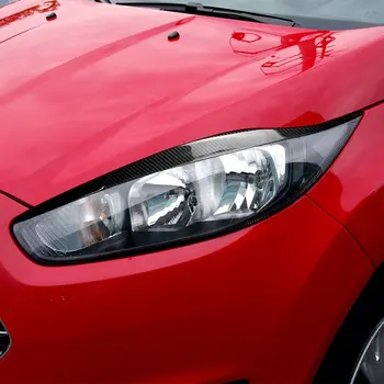 Pravi Ogljikovih Vlaken Smerniki Veke obrvi Pokrov so Primerni Za Ford Fiesta 2013-2016
