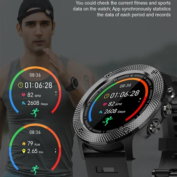 Prvotne blagovne Znamke Smartwatch Pametno Gledati, porabo Kalorij, Srčni utrip, Fitnes Tracker Spanja Monitor IP68 Sartwatch Moški Ženske za Android iOS
