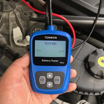 TONWON TW10 baterije avtomobilski tester Analyzer Diagnostično Orodje, Univerzalno 12V Akumulator Obremenitev Tester Samodejno Napetost Akumulatorja Meter Vozila