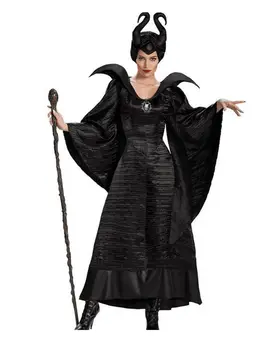 Halloween spalna Črni urok Čarovnice Kostum temno čarovnica vlogo igrajo kostum Cosplay fazi kostum