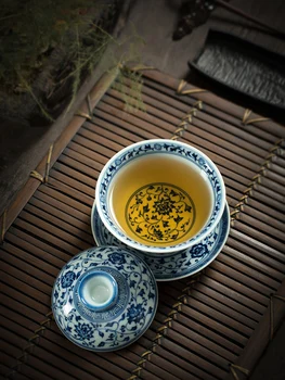 Ročno Jingdezhen čaj skledo