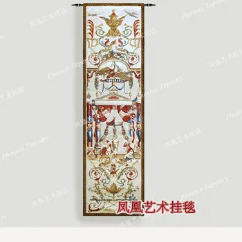 Villa elegantno dekoracijo palače Evropske design tapiserija steno hangig velika velikost 245*70 cm srednjeveški jacauard tkanine H278