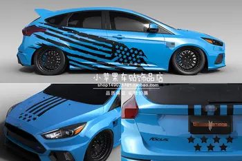 Avto nalepke ZA Ford Focus 2012-2020 telo dekoracijo zastavo vzorec Poudarek ustvarjalne spremenjen decals