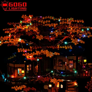 GOGOLIGHTING blagovne Znamke LED Light Up Kit Za Lego 21318 Drevo, Hiša Arhitekture Stavbe, Bloki Svetilke Nastavite Igrače(Le Svetloba Ni Model)