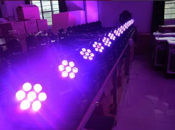 8pcs/veliko led svetlobni vir 7pcs*10W 4 V 1 rgbw mini led moivng glavo pranje fazi luč za KTV disco razsvetljava za nočni klub