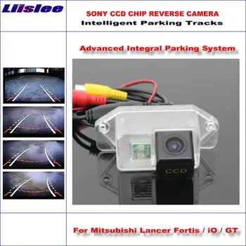 Inteligentni Parkirni Nazaj Gor Kamera Zadaj Za Mitsubishi Lancer Fortis / iO / GT Dinamično Povratne NTSC RCA AUX HD SONY CCD