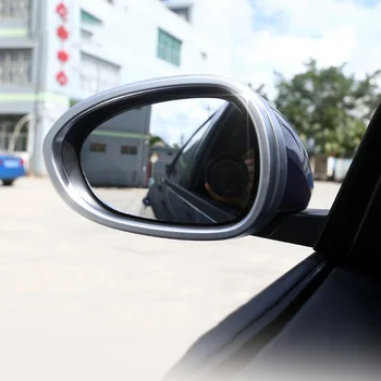 ABS Avto Rearview Mirror Zaščitna Dekoracijo Lupini Rearview Mirror Dež Ščit za Alfa Romeo Giulia Avto Dodatki Zunanjost