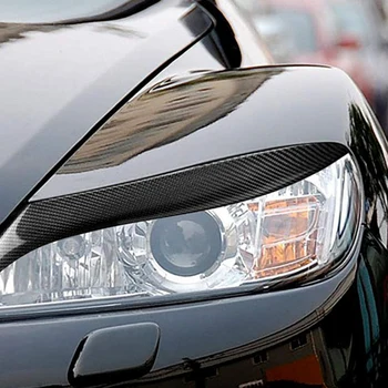 Ogljikovih Vlaken Smerniki Veke Vodja Svetlobe Žarnice Obrvi Kritje Trim za Mazda RX8 RX-8 2004 2005 2006 2007