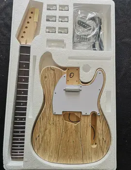 Hytele električna kitara, zaradi česar nastavite obarvanih Javor flok plamen vzorec Javor električna kitara materiala kombinacija dodatki