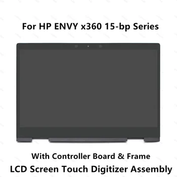 Za HP ENVY 15-bp108ca 15-bp108nb 15-bp108nf 15-bp108ng 15-bp108nn Polno Zaslon LCD Zaslon na Dotik Stekla Računalnike Skupščine+Okvir