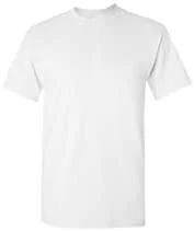 Beli krog vratu fitnes T-shirt