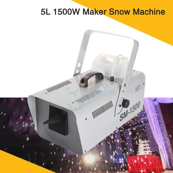 2Pcs 5L 1500W Fazi Učinek Opreme Umetni Sneg Maker Sneg Stroja Z DMX512 In Daljinski upravljalnik