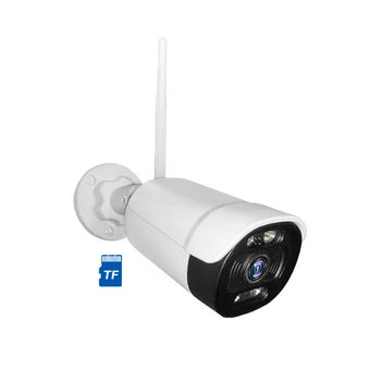 Poceni Tuya Smart Wifi Prostem Nepremočljiva Polno Barvo Pomnilniške Kartice pomnilnik 2 Way Zvočna IP Brezžični CCTV Varnostne Kamere V Amazon