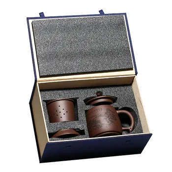 Yixing Zisha čajnik čaja pokal celoti ročno linijskih filter Kung Fu s pokrovom skodelice 375ml