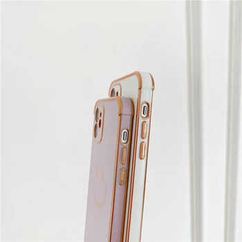 Prekrita Srčkan Smeška Vzorec velja Za iPhone 12 11 Pro XS Max X XR SE2020 7 8 Plus 12 Mini Silikonski Izraz Odbijača Pokrov