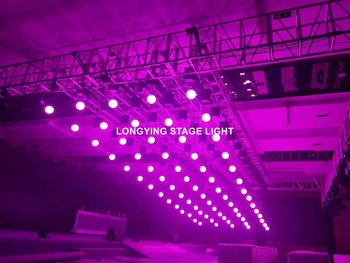 3D LED Dviganje Žogo Svetlobe 6X5W RGB 3IN1 5m Dviganje Obseg Val Pravokotnik Skladu LOGOTIP Druge Vzorce DJ Disco Party Stopnji Svetlobe
