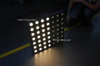 TIPTOP LED MATRIKO BELA 49 Zlata Barva Toplo Bela ZDA CREE 3W Svetilko Svetlobni Učinek 7x7 Slim Matrix Light Ozadju Učinek Svetlobe
