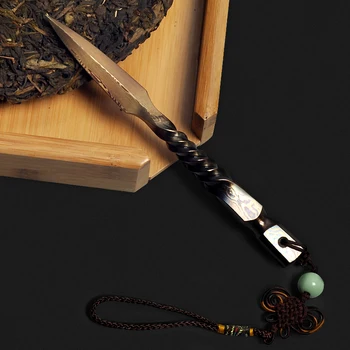 Luksuzni Puer Čaja Nož Ročno Radoveden Kitajski Slog Zadebelitev Letnik Čaj Nož Čaj Slovesnosti Te Verde Chino Izdelki Za Gospodinjstvo
