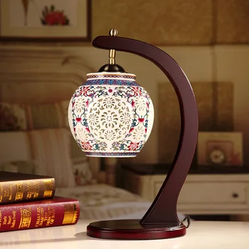 Kitajski Antique hotel namizno svetilko, keramična namizne svetilke, za dekoracijo doma